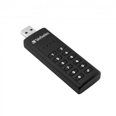 Pendrive, 64GB, USB 3.2, titkosítás, 160/130Mb/s, VERBATIM 