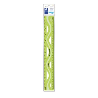 Vonalzó, műanyag, hajlítható, 30 cm, STAEDTLER 