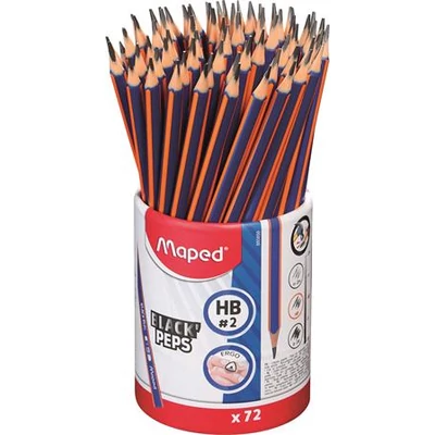 Grafitceruza, ceruzatartó, HB, háromszögletű, MAPED 