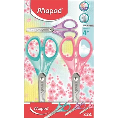 Olló display, iskolai, 13 cm, MAPED 