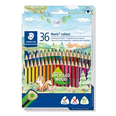 Színes ceruza készlet, háromszögletű, STAEDTLER 