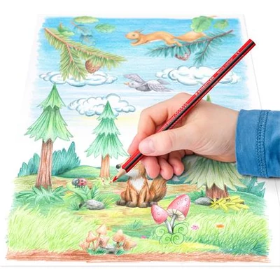 Színes ceruza készlet, háromszögletű, STAEDTLER 