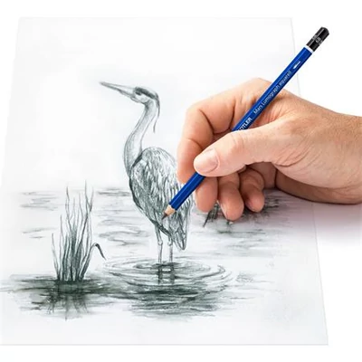 Grafitceruza készlet, akvarell, ecsettel, hatszögletű, STAEDTLER 