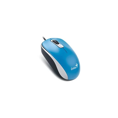 Egér, vezetékes, optikai, normál méret, USB, GENIUS 