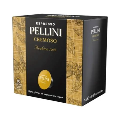Kávékapszula, Dolce Gusto kompatibilis, 10 db, PELLINI, 