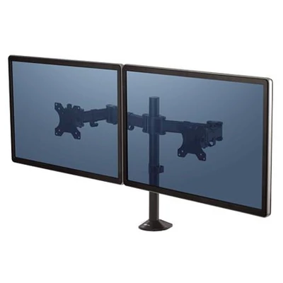 Monitortartó kar, két monitorhoz, FELLOWES, 