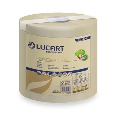 Kéztörlő, tekercses, 2 rétegű, LUCART, 
