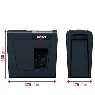 Iratmegsemmisítő, konfetti, 6 lap, REXEL, 