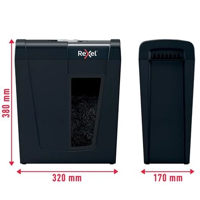 Iratmegsemmisítő, konfetti, 8 lap, REXEL, 