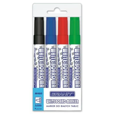 Táblamarker készlet, 2-3 mm, kúpos, GRANIT 