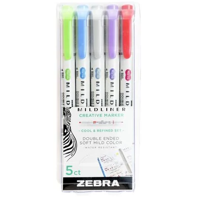 Szövegkiemelő készlet, 1,0/3,5 mm, kétvégű  ZEBRA 