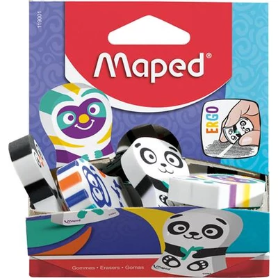 Radír display, vegyes minták, MAPED 
