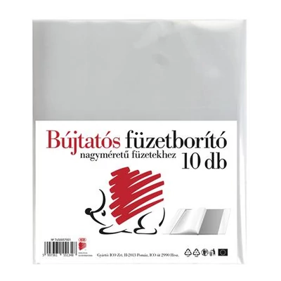Füzetborító, A4, PP, víztiszta, ICO 