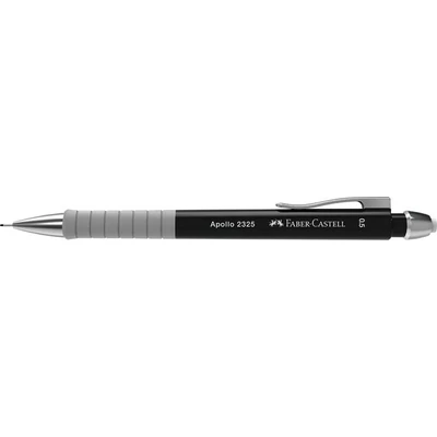 Nyomósirón, 0,5 mm, fekete tolltest, FABER-CASTELL 