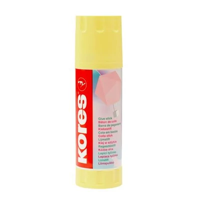 Ragasztóstift, pasztell színű tokban, 2x40 g, KORES, vegyes színek (szín nem választható)