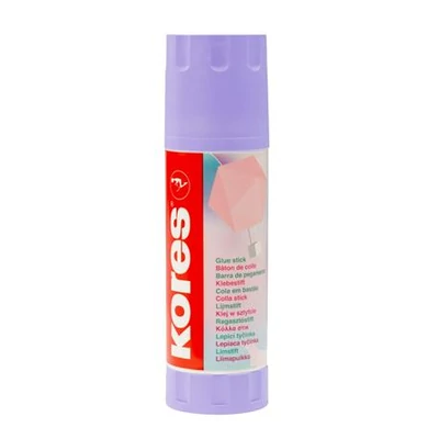 Ragasztóstift, pasztell színű tokban, 2x40 g, KORES, vegyes színek (szín nem választható)