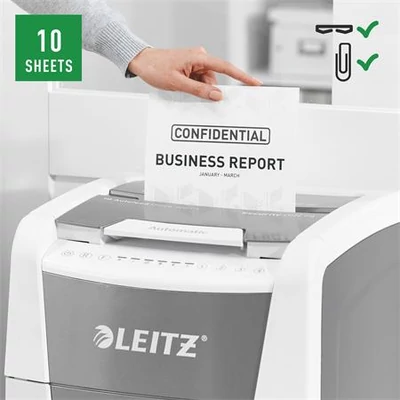Iratmegsemmisítő, konfetti, 300 lap, LEITZ 