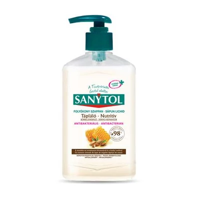 Antibakteriális folyékony szappan, 250 ml, SANYTOL 