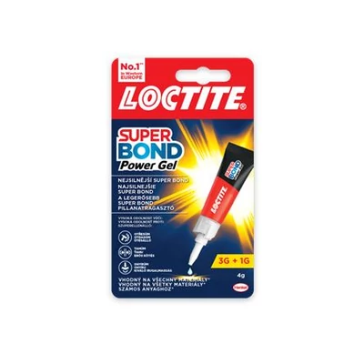 Pillanatragasztó gél, 4 g, HENKEL 