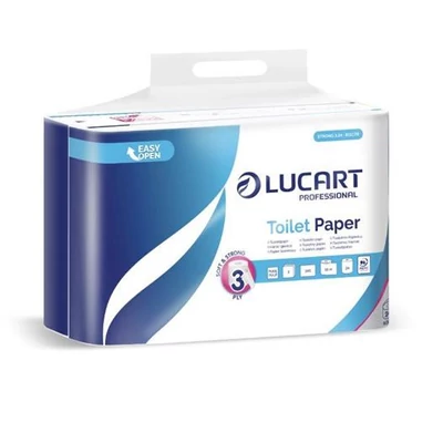 Toalettpapír, 3 rétegű, kistekercses, 24 tekercs, LUCART 