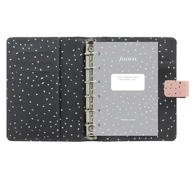 Kalendárium, gyűrűs, betétlapokkal, pocket méret, FILOFAX, 