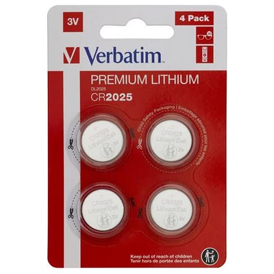 Gombelem, CR2025, 4 db, VERBATIM 