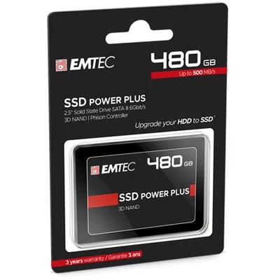 SSD (belső memória), 480GB, SATA 3, 500/520 MB/s, EMTEC 