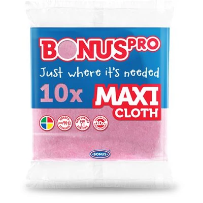 Törlőkendő, univerzális, 10 db, BONUS 