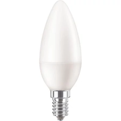 LED izzó, E14, gyertya, B38, 7W, 806lm, 4000K, PHILIPS 