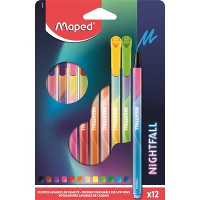Filctoll készlet, 2,5 mm, kimosható, MAPED 
