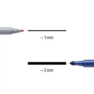Filctoll készlet, 1/3 mm, kétvégű, STAEDTLER® 