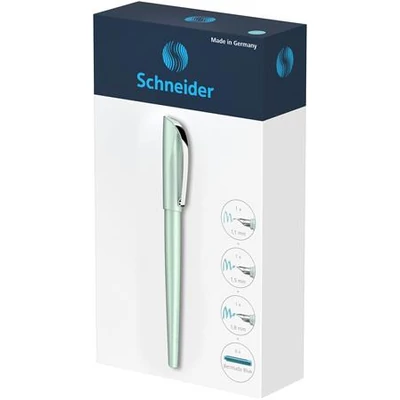 Töltőtoll ajándékszett, 1,1 mm, ajándék 1,5 és 1,8 mm-es tollheggyel, SCHNEIDER 