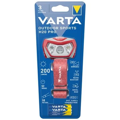 Fejlámpa, LED, kültéri, VARTA 