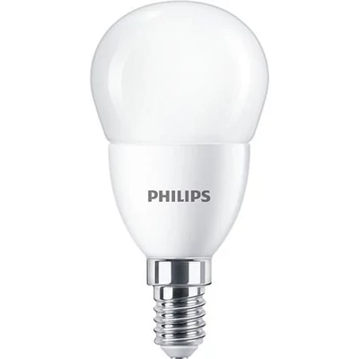 LED izzó, E14, kisgömb, P48, 7W, 806lm, 2700K, PHILIPS 