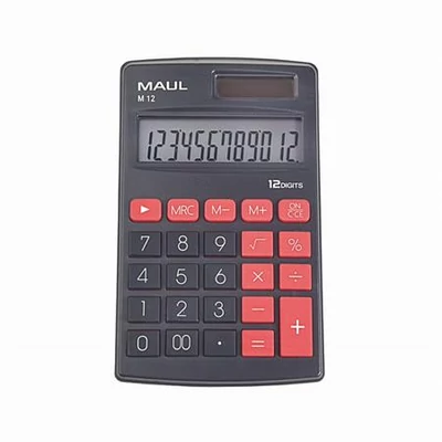 Zsebszámológép, 12 számjegy, MAUL 