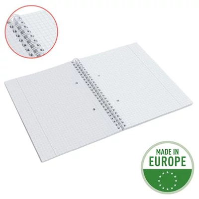 Spirálfüzet, A5, kockás, 80 lap, ESSELTE  