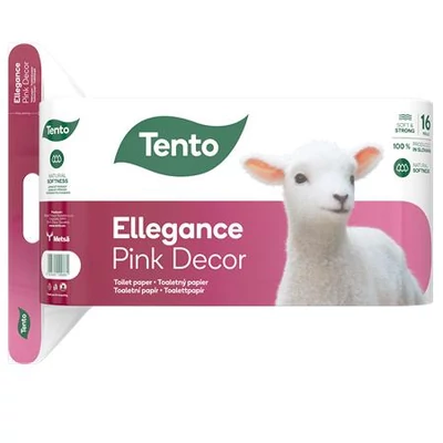 Toalettpapír, 3 rétegű, kistekercses, 16 tekercs, TENTO 