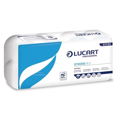 Toalettpapír, 3 rétegű, kistekercses, 8 tekercses, LUCART 