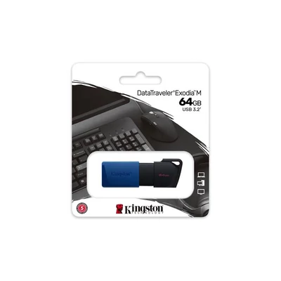 Pendrive, 64GB, USB 3.2, KINGSTON 