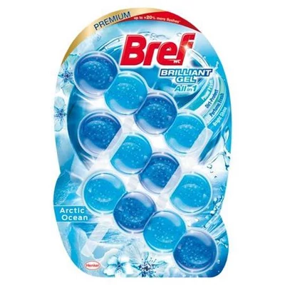 WC-tisztítógél, 3x42 g, BREF 
