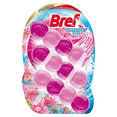 WC-tisztítógél, 3x42 g, BREF 