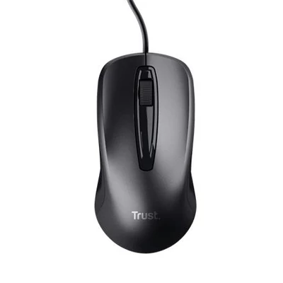 Egér, vezetékes, optikai, USB, TRUST 