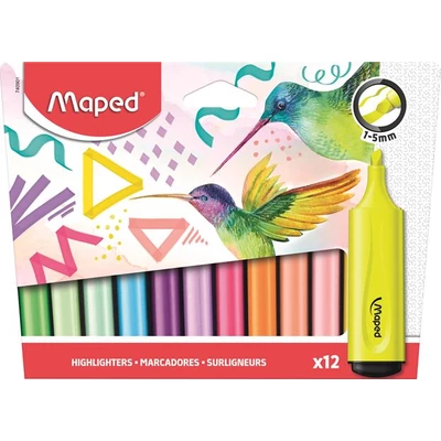 Szövegkiemelő készlet, 1-5 mm, MAPED 