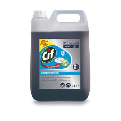 Gépi öblítőszer, kemény vízhez, 5 l, CIF 