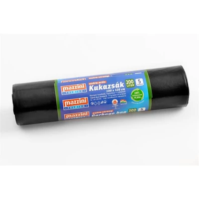 Nagykukazsák, extra erős, 200 l, 5 db, 100x120 cm, 40 µ, MAZZINI 