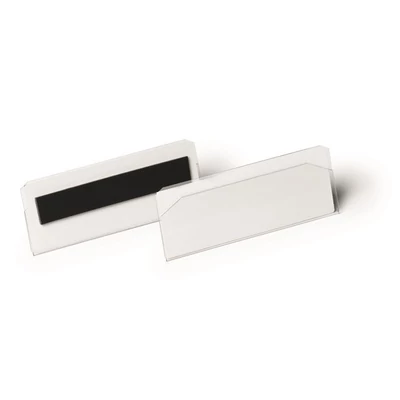 Logisztikai zseb, 100x38 mm, fekvő, DURABLE, mágneses, átlátszó