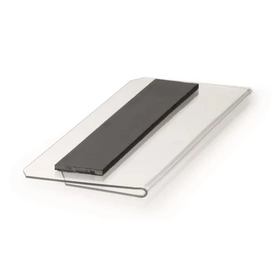Logisztikai zseb, 100x38 mm, fekvő, DURABLE, mágneses, átlátszó