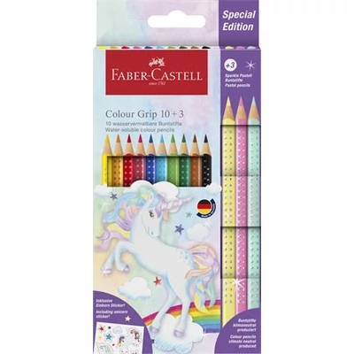 Színes ceruza készlet, háromszögletű, FABER-CASTELL 