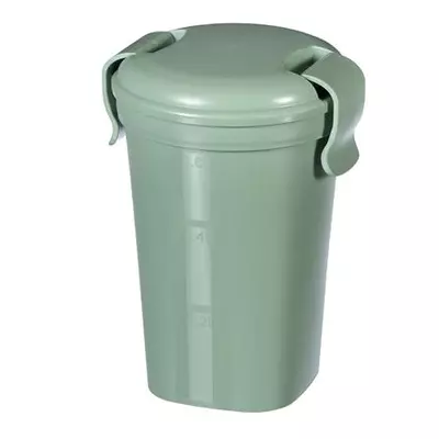 Ételtartó pohár, 600ml, műanyag, CURVER, "Lunch&Go", zöld