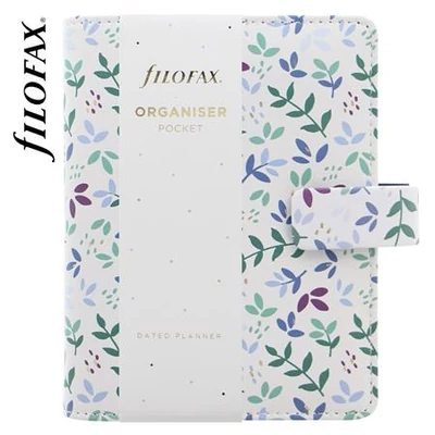 Kalendárium, gyűrűs, betétlapokkal, pocket méret, FILOFAX 